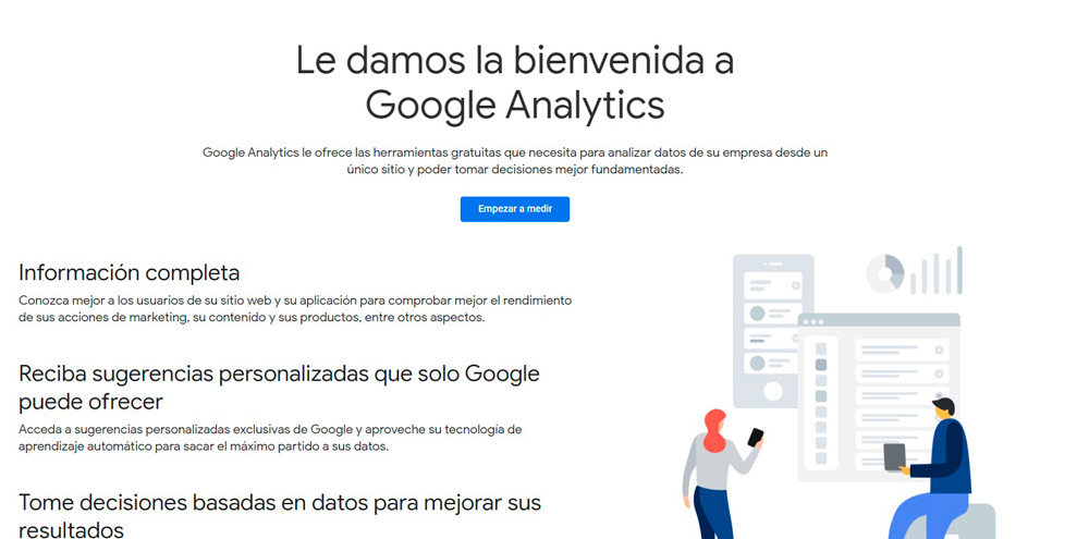 crear cuenta google analytics